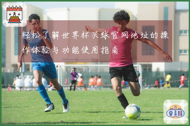 轻松了解世界杯买球官网地址的操作体验与功能使用指南